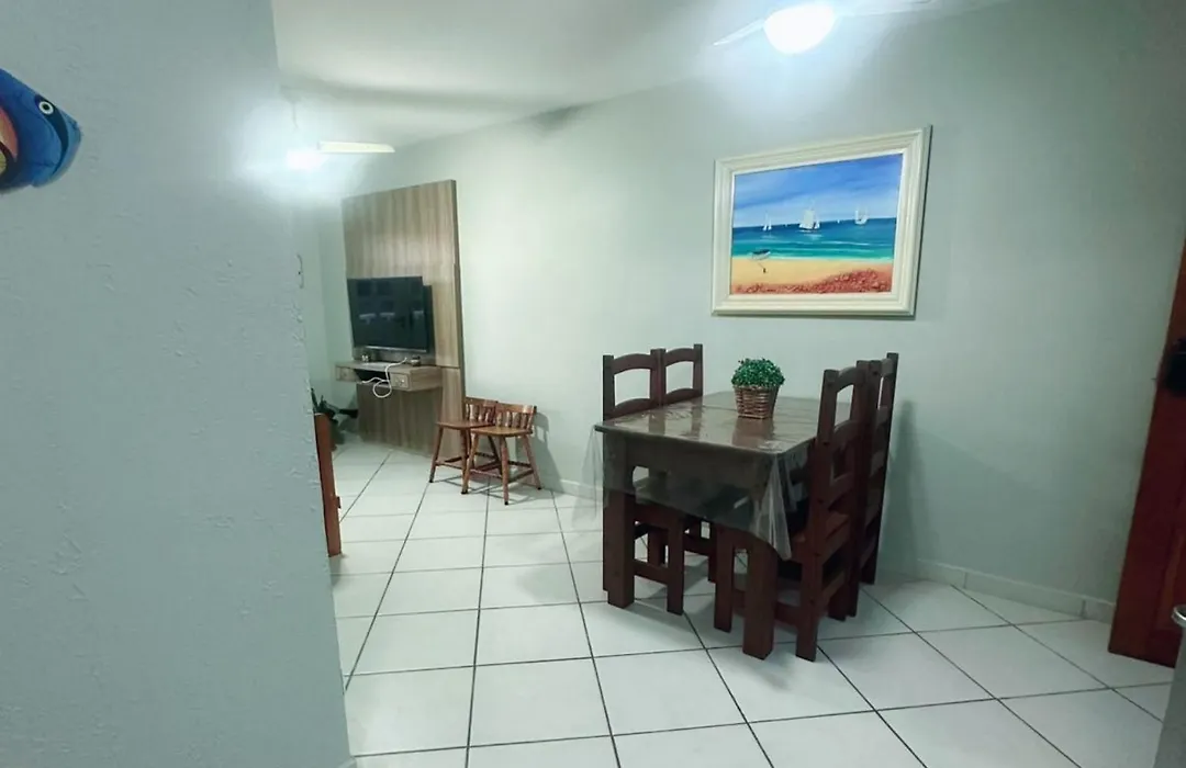 Lindo apê 1 min a pé da areia da Praia Grande-O mais perto! com Varanda-1